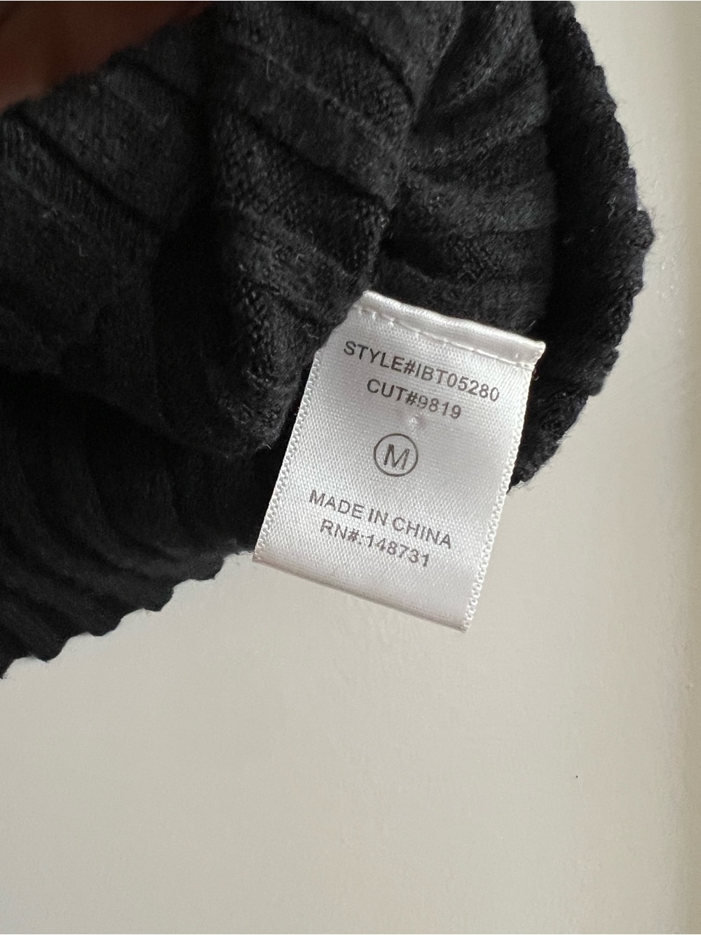 storets Black Ribbed Lace-Up Knit Top - Picture 5 of 7